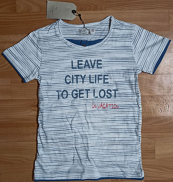 футболка нова Zara, 5-6 років, 116 см, оригінал