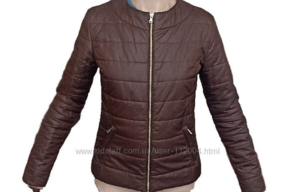 куртка демісезонна стьобана жіноча, р. 42, утеплена, піджак