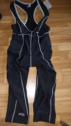 нові велошорти Andeer, подовжені, р. M, XL, bib shorts, Швейцарія, оригінал