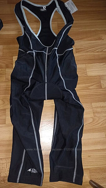 нові велошорти Andeer, подовжені, р. M, XL, bib shorts, Швейцарія, оригінал