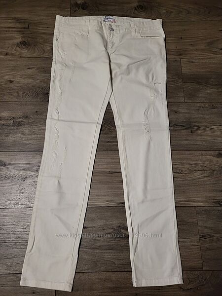 Джинси білі  Stradivarius 46-48р. розмір український
