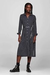 Темно-синя сукня у смужку TJW STRDST BELTED MIDI DRESS EXT Tommy Jea