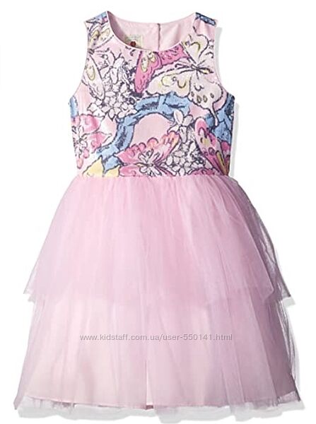 Красивое нарядное платье H&M Childrens Juicy Couture  4 5 6 7 8 лет б/у