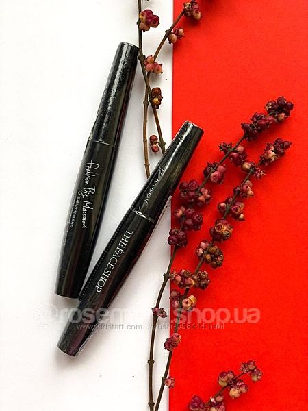 Стойкая тушь для ресниц the face shop freshian big mascara volume curling