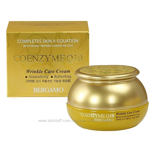 Омолаживающий крем для лица с q10 Bergamo Coenzyme Q10 Wrinkle Care Cream