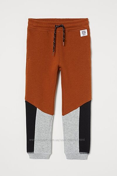 Теплые штаны H&M Англия 110 см 4-5 лет брюки с начесом мальчику 