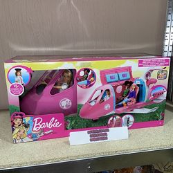 Игровой набор с куклой Барби самолет мечты Barbie Dreamplane GJB33 оригинал