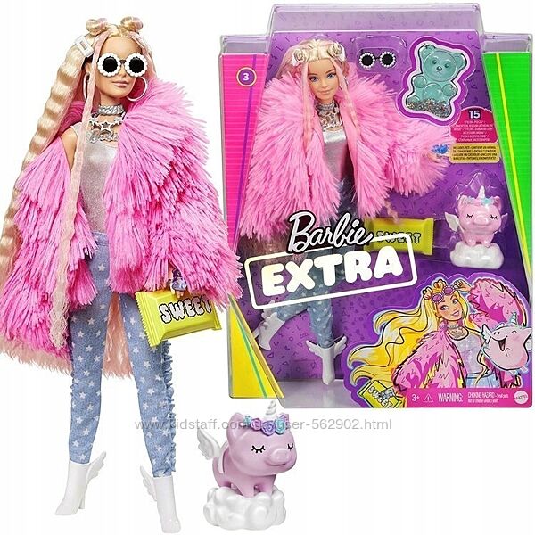 Barbie Кукла с питомцем Barbie ExtraMATTEL GRN27 