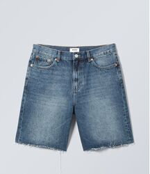 Шорти чоловічі оверсайз weekday galaxy denim shorts р. 34