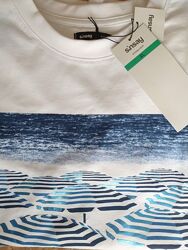 Футболки жіночі з морським принтом, Л-ХЛ-2ХЛ