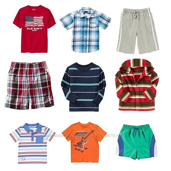 Новая одежда для мальчиков на 3-6 лет с сайтов США и Англии