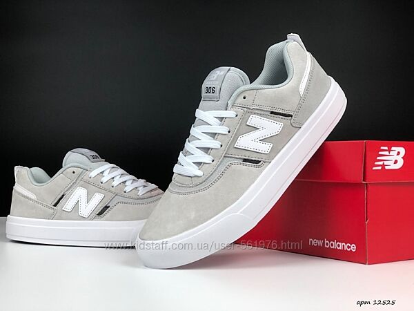 Чоловічі кросівки кеди New Balance Numeric Jamie Foy 306 сірі р