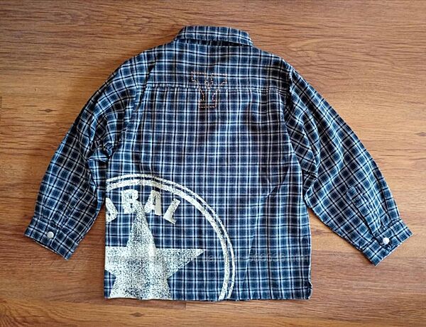 рубашка с длинным рукавом, рост 116