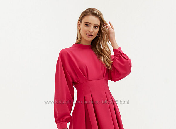 Малинова сукня Vovk, розмір S