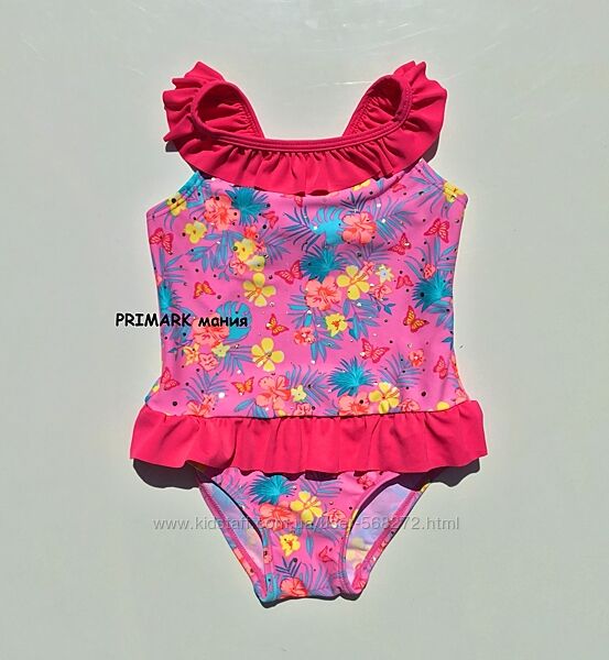 Суцільний купальник для дівчаток 86-98 см в асортименті Primark