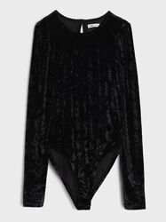 Оксамитовий дитячий чорний боді Sinsay р. 140-146