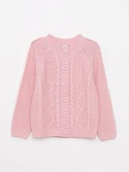 Світло-рожевий щільний кардиган LC Waikiki р. 9-10 років