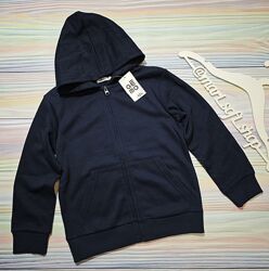 Дитяча толстовка для хлопчика утеплена Gemo 8 років Темно-синя