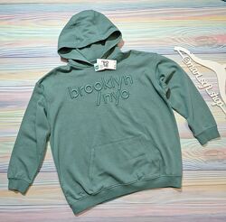 Підліткове худі для хлопчика утеплене Gemo 14 років 164 М&acuteятне, зелене