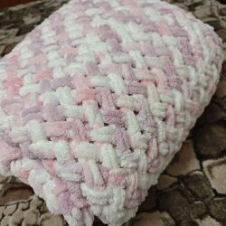 Плюшевий ніжний плед з Alize Puffy Alize Puffy Fine