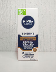 Чоловічий крем-гель NIVEA MEN для чутливої шкіри обличчя 50 мл