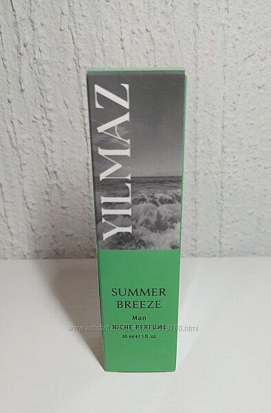 Чоловічі парфуми Summer Breeze, Yilmaz 30 мл