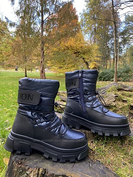 Зимові дутики сапоги Tom. m 33-38р, дівчинка, арт 1349