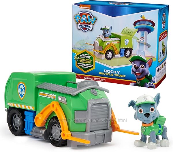 Щенячий патруль Рокі сміттєвоз Paw Patrol Rockys Recycle Truck