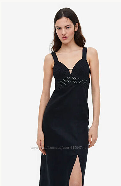 H&m сарафан льняний р 18