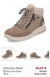 Rieker натуральна шкіра ботинки р. 41 - 26см