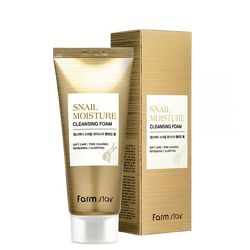Пенка с муцином улитки FarmStay Snail Moisture Cleansing Foam