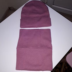 Стильный молодёжный набор шапка и хомут