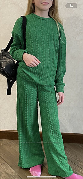 Стильний ажурний костюм на 9-10р.