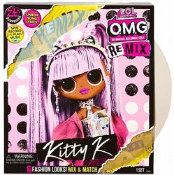 Игровой набор ЛОЛ O. M. G. Remix Kitty K Королева Китти Ремикс L. O. L. Sur