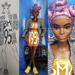 Кукла Барби афро-американка Barbie BMR 1959