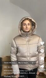 Жіноча куртка. Пуфер. В камінці. Розмір Л