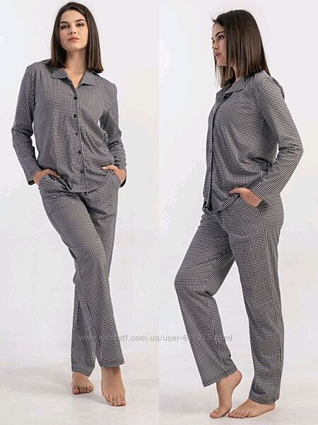 Жіноча піжама Vienetta Туреччина бавовна S M L XL XXL