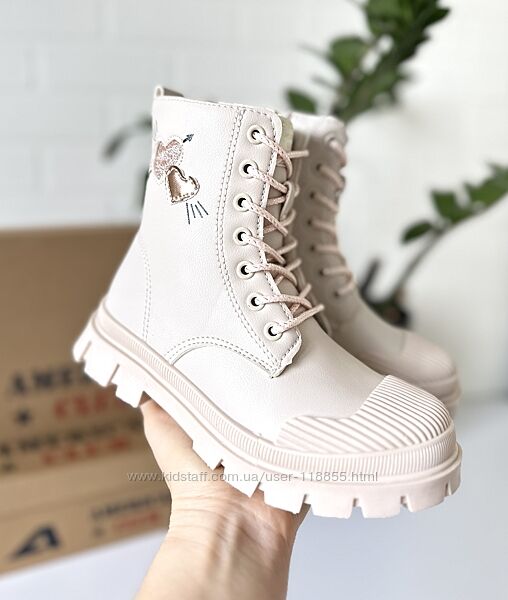 Круті та стильні черевички дівчаткам тм American club 28 29