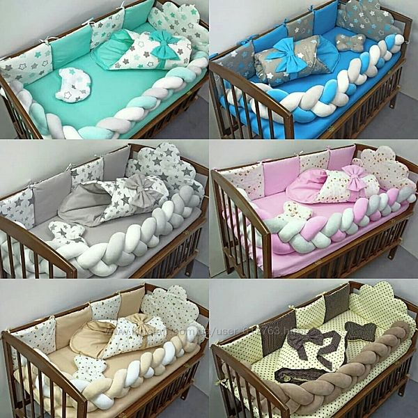 Комплект постельного белья для новорожденных 