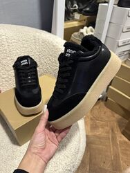 Кросівки жіночі з натуральноі шкіри на хутрі Кеди зима теплі