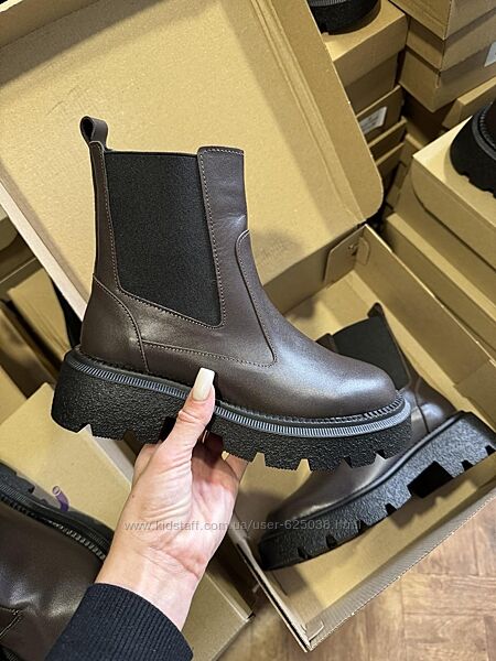 Челсі жіночі з натуральноі шкіри / замші виробник Украіна