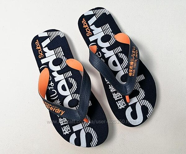 Новые шлепки вьетнамки Superdry