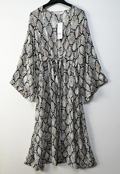 Шифоновая длинная пляжная туника