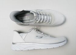 Женские белые кроссвики Skechers Summits стелька Memory Foam
