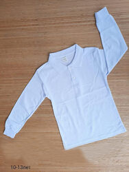 Поло белое, синее - Распродажа