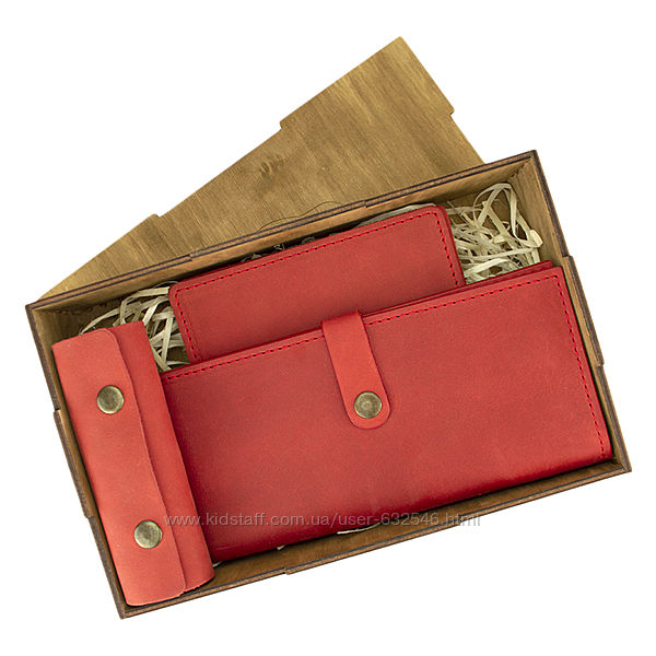 Жіночий подарунковий набір Handycover гаманець, обкладинка, ключниця