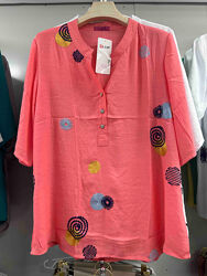 Блуза льон жіноча 48-50