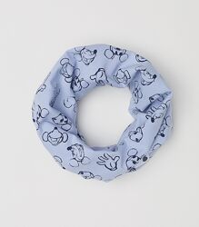 трикотажный шарф снуд H&M Англия с Микки Маусом для малыша