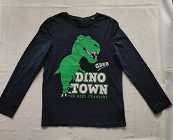 Реглан футболка C&A динозавр размер 134-140 в отличном состоянии
