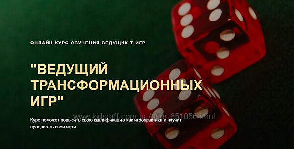 Ведущий Трансформационных Игр Ольга Черняева